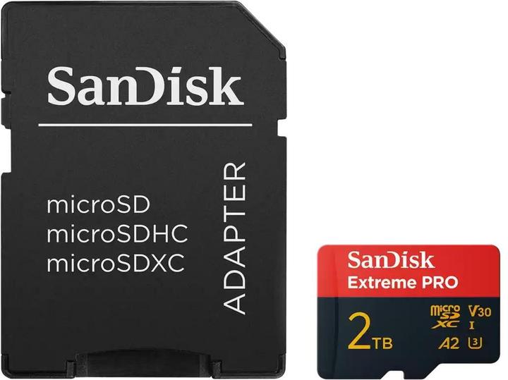 Produktbild SanDisk Extreme PRO UHS-I V30 (2000 GB, microSDXC, U3, UHS-I)
