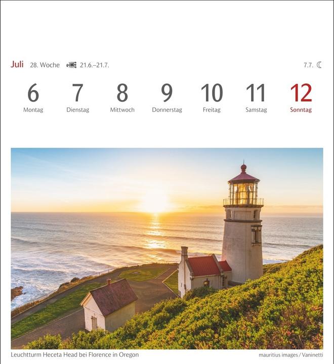 Produktbild Harenberg Lichtblicke Postkartenkalender 2026 - Wochenkalender mit 53 Postkarten (Harter Einband, Deutsch)