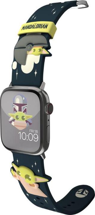 Actual product image Moby Fox Star Wars - Apple Watch Armband 38/40/41/42/44/45/49 mm (The Mandalorian Grogu Using The Force 3D) (Silicone)