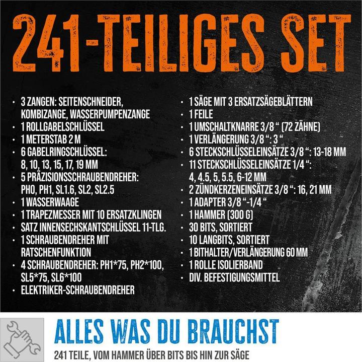Produktbild Güde GWZK 241 (241 Teile)