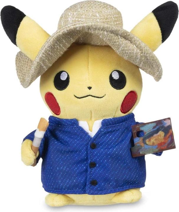 Actual product image Pokémon Center × Van Gogh Museum: Pikachu Plush - 19 cm (19 cm)