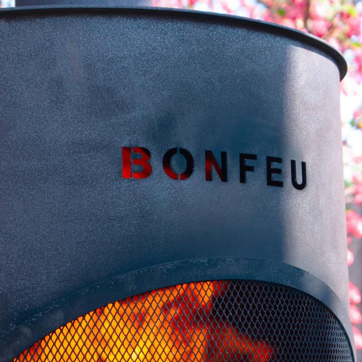 Produktbild Bonfeu BonTon 40 Corten Tuinhaard - L 40 x B 40 x H 145 cm - Staal - bruin - Tuinhaard - Terrasverwarming -