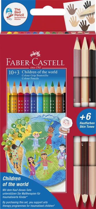 Faber-Castell Colour Grip Children of the world (Mehrfarbig)