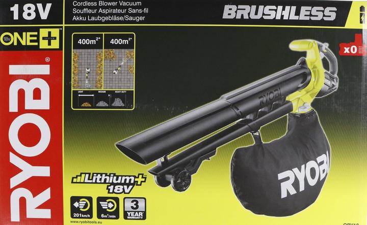 Actual product image Ryobi 5133003661 (Rechargeable battery operated, Leaf blower)