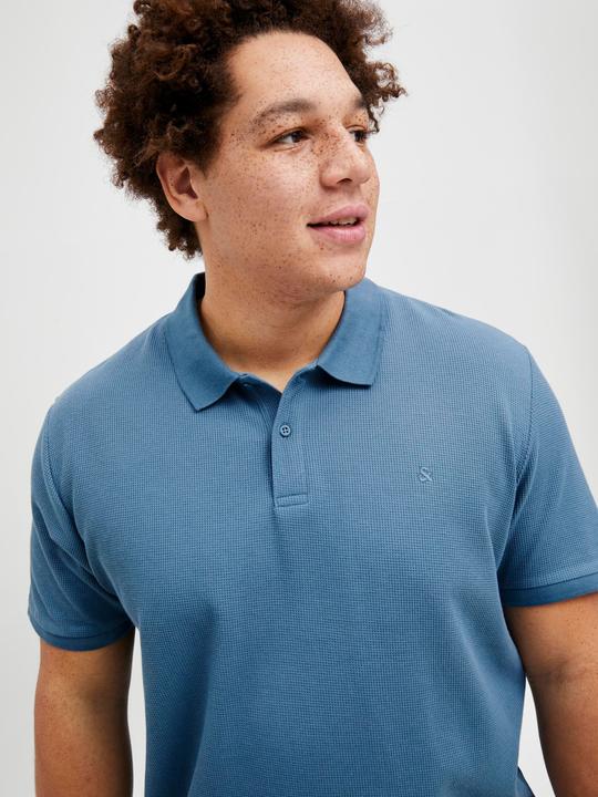 Actual product image Jack & Jones Plus Size Logo Poloshirt Poloshirt (5XL)