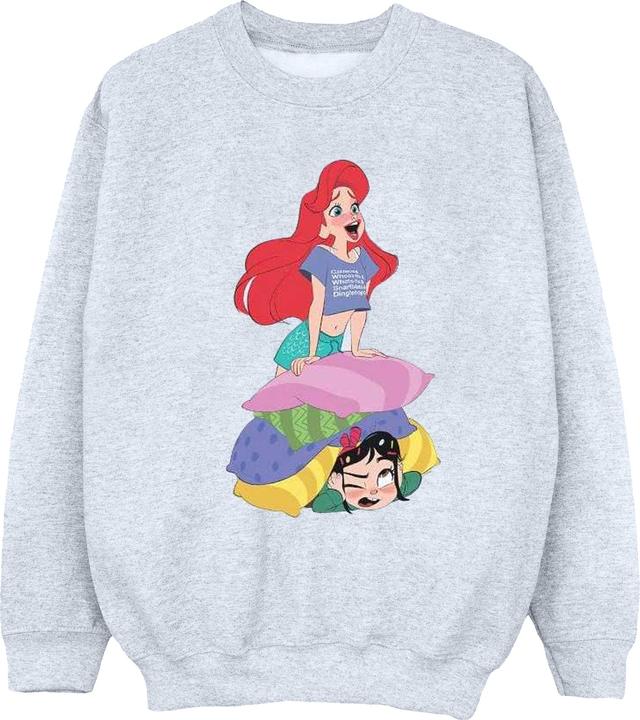 Disney Wreck It Ralph Ariel And Vanellope Sweatshirt (XXL)