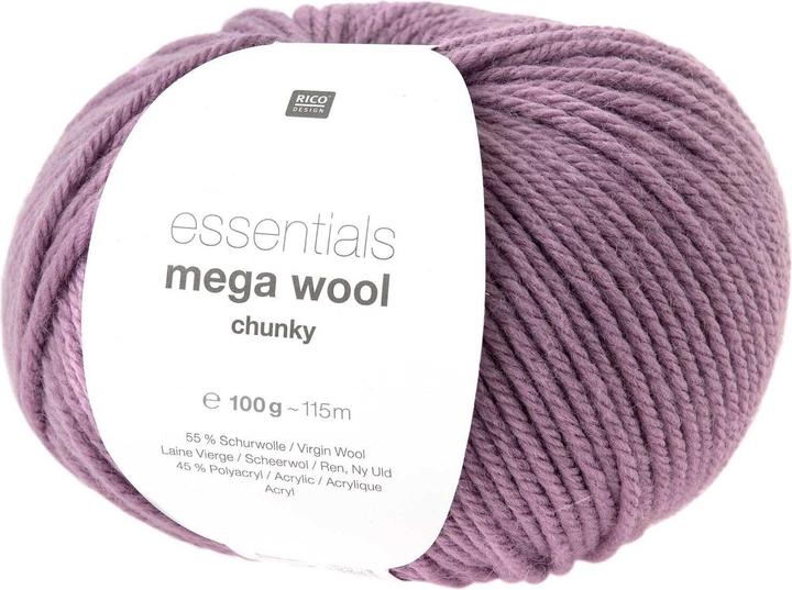 Produktbild Rico Design Wolle Essentials Mega Wool chunky 100 g, Flieder (125 m)