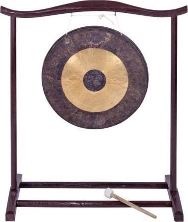 Actual product image Betzold Musik Chinese gong with wooden stand (Bell)