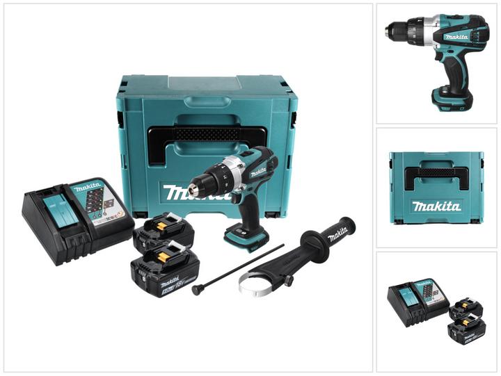 Actual product image Makita DHP 458 RTJ (Rechargeable battery operated)