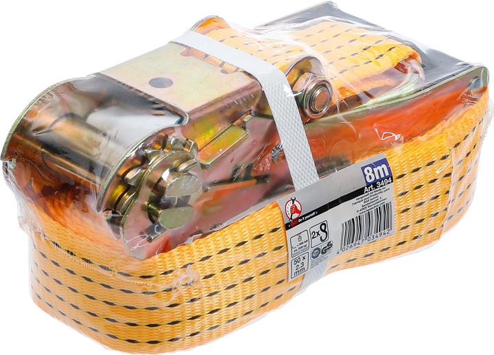 Actual product image BGS Ratchet Tie Down Strap 8 m x 50 mm