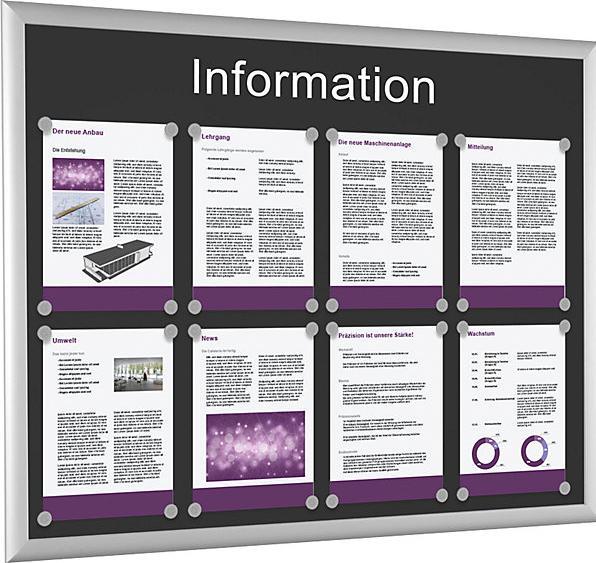 Actual product image Schaar-Design Notice board (Combination board, 76.5 x 99 cm)