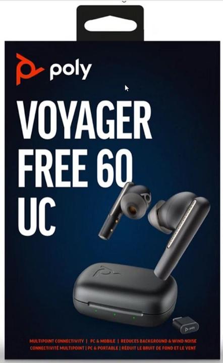 Actual product image Poly Voyager Free 60 UC (Wireless, USB-C)