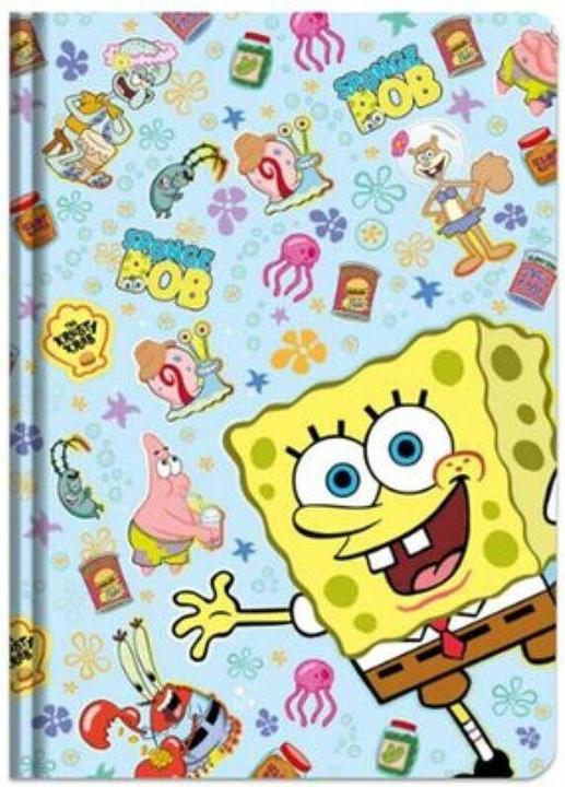 Actual product image Blue Sky Bob l'éponge - Carnet A5 (A5, Lined, Hardcover)