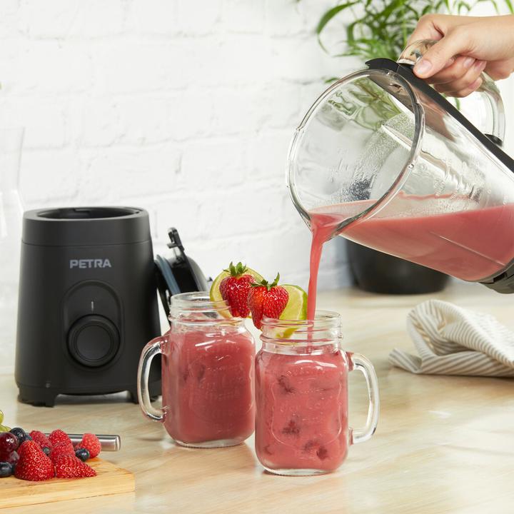 Image du produit Petra PT5531MBLKVDE Bol en verre noir (600 W)