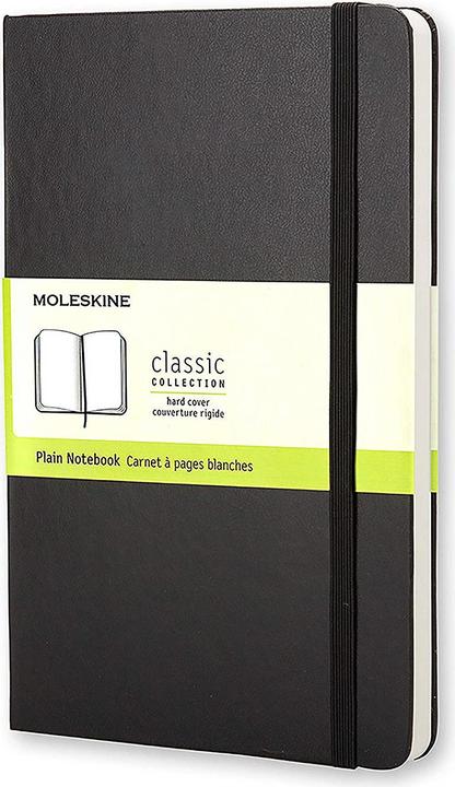 Moleskine Classic Large (A5, Blanko, Harter Einband)