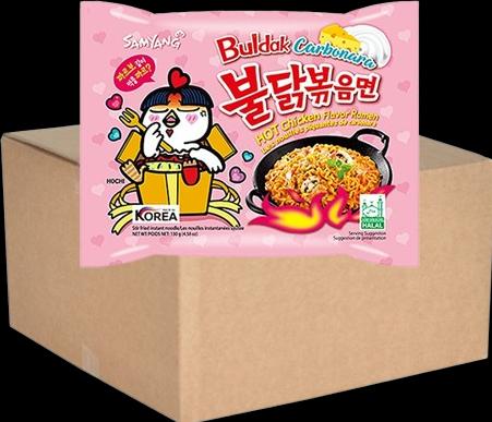 Produktbild Samyang Buldak Buldak Hot Chicken Ramyeon Carbonara (5200 g)