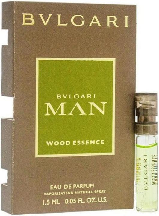 Actual product image Bulgari Bvlgari Man Wood Essence Eau De Parfum Sample Spray 1.5ml (Eau de parfum, 1.50 ml)