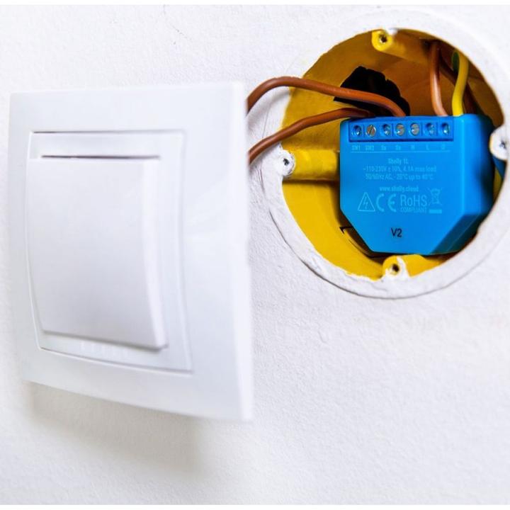 Actual product image Shelly WLAN switch actuator 1L WiFi relay