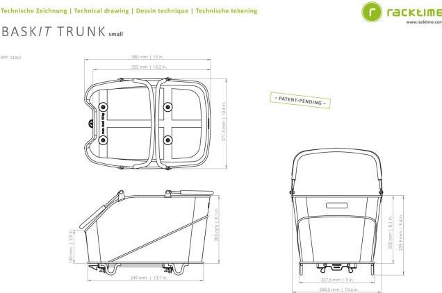 Produktbild Racktime Bask-it Trunk (12 l)
