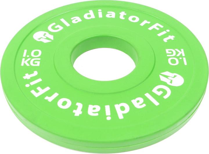 Actual product image Gladiatorfit Fractional weight disc (2 x 1 kg)