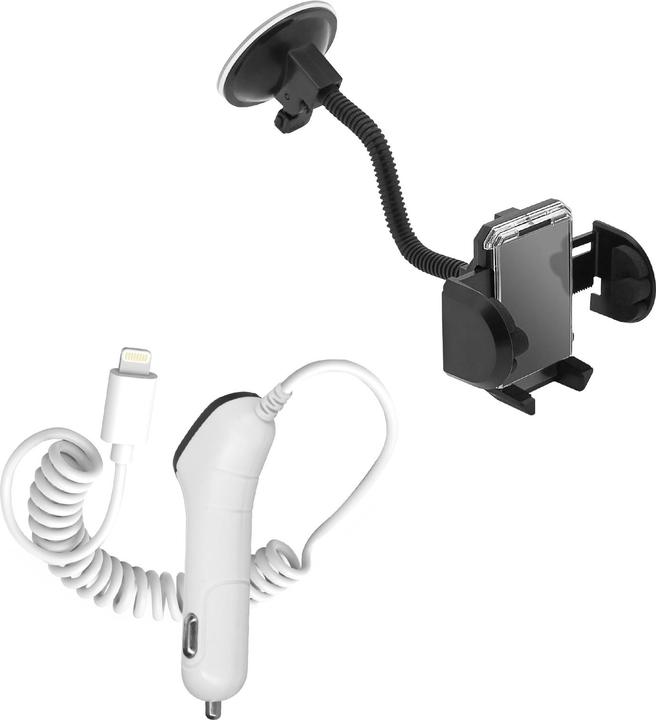 Produktbild Avizar KFZ-Halterung + iPhone/iPad Zigarettenanzünder