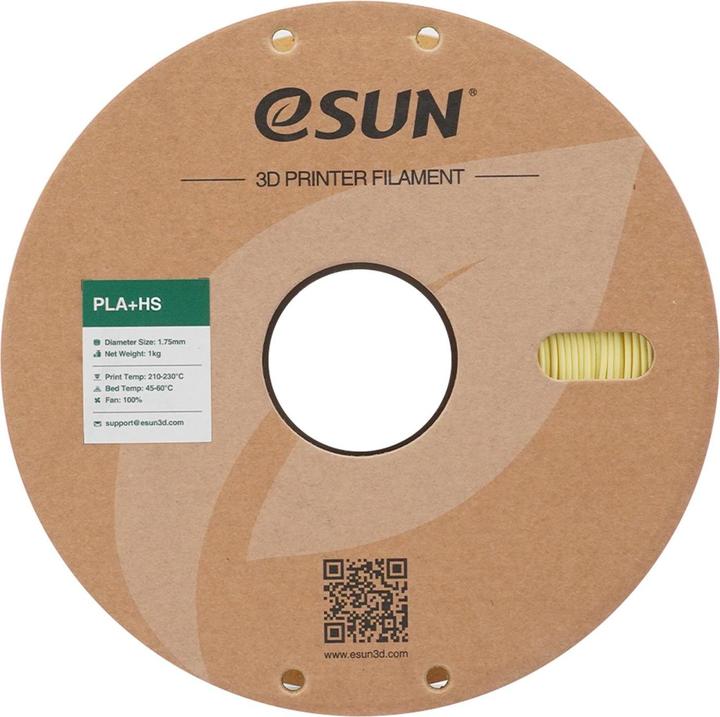 Image du produit eSUN Filament PLA+ HS Mandel 1.75 mm 1 kg (PLA, 1.75 mm, 1000 g, Jaune)