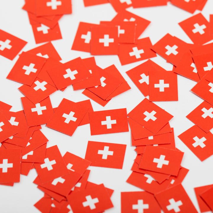 Produktbild Fiesta Tischkonfetti aus Papier - Schweiz - 150Stk.