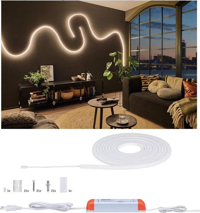 Produktbild Paulmann MaxLED Flow Stripe Set (Warmweiss, 500 cm, Indoor)