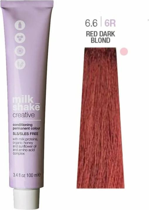 Produktbild Milk_Shake Vopsea permanenta Creative 6.66R, Blond Inchis Rosu, 100ml (6.66R, Blond Inchis Rosu)
