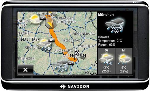 Produktbild Navigon 70 Easy, TMC, Mitteleuropakarten