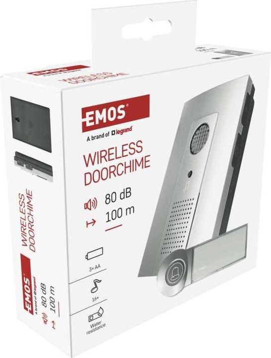 Produktbild Emos Drahtlose Türklingel 98105 (Funk)