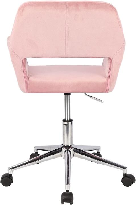 Immagine prodotto Svita Sedia da scrivania in velluto rosa