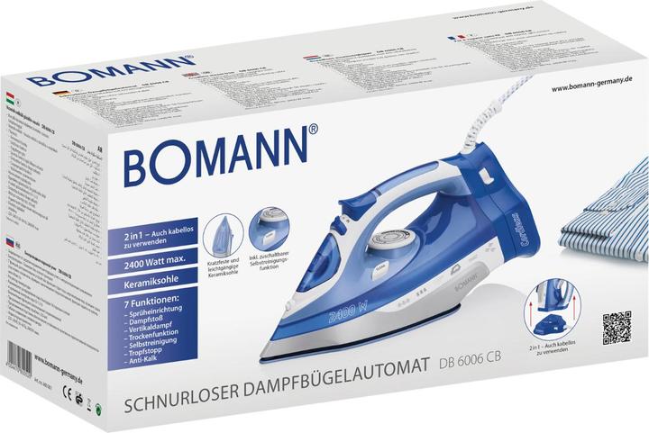 Image du produit Bomann DB6006CB Fer à vapeur 2 400W (2400 W)