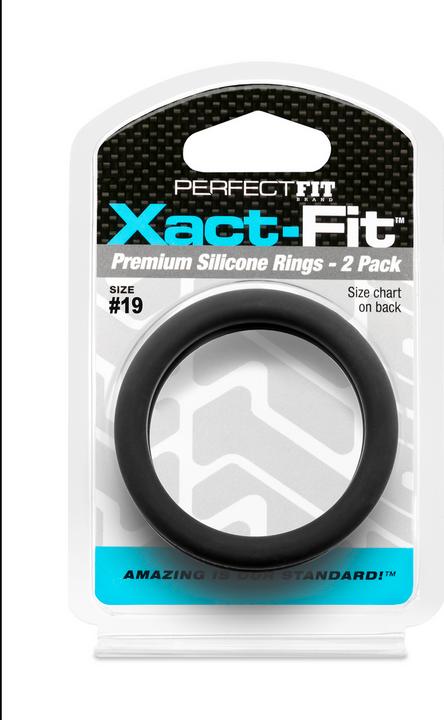 Produktbild PerfectFitBrand #19 Xact-Fit Cockring 2-Pack (4.80 cm)