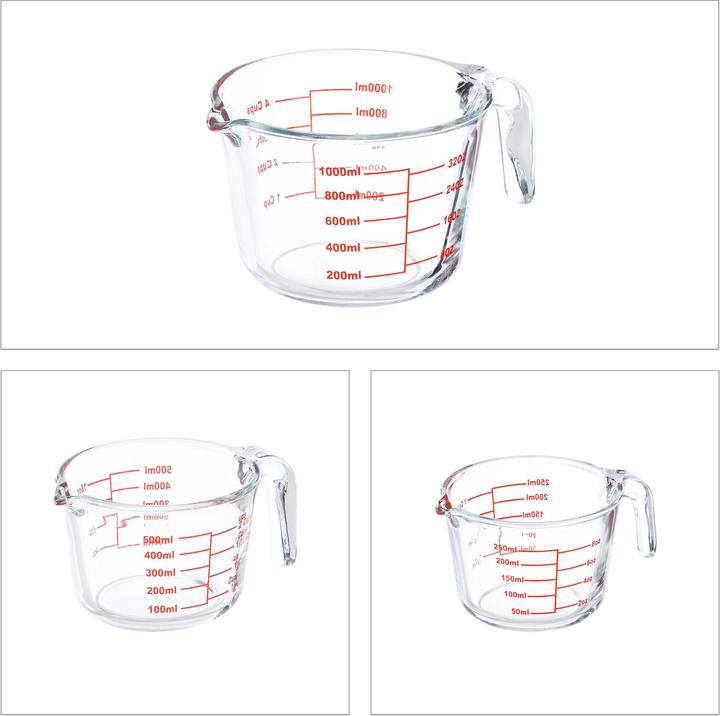 Actual product image Relaxdays Measuring cup set (1750 ml)