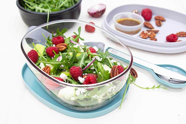 Produktbild Mepal Salatbox Ellipse - Nordic Denim (1.30 l)