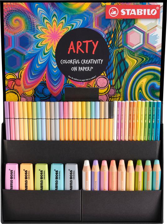 Image du produit STABILO Mixte pastel Arty (Multicolore, 50 x)