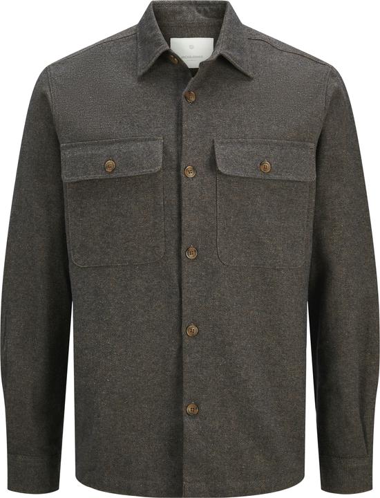 Jack & Jones Jprraymond Melange Solid Ls Overshirt Sn (S)