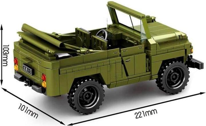 Produktbild Sembo Militär Geländewagen Pullback