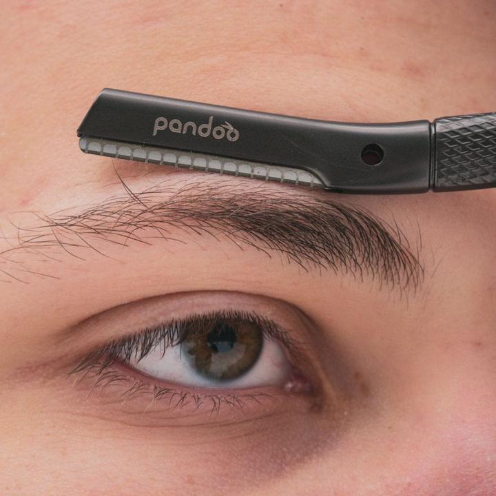 Actual product image Pandoo Eyebrow shaver black