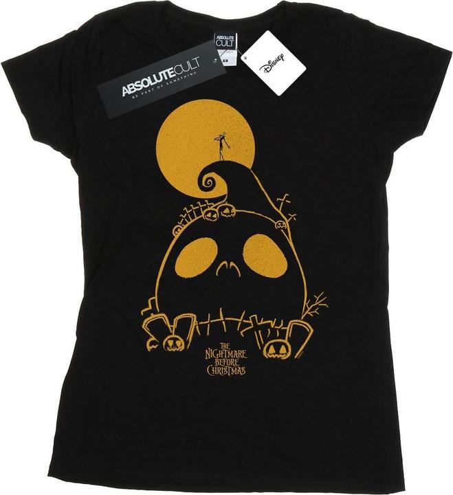 Disney Nightmare Before Christmas Jack Skellington Cemetary TShirt (XXL)