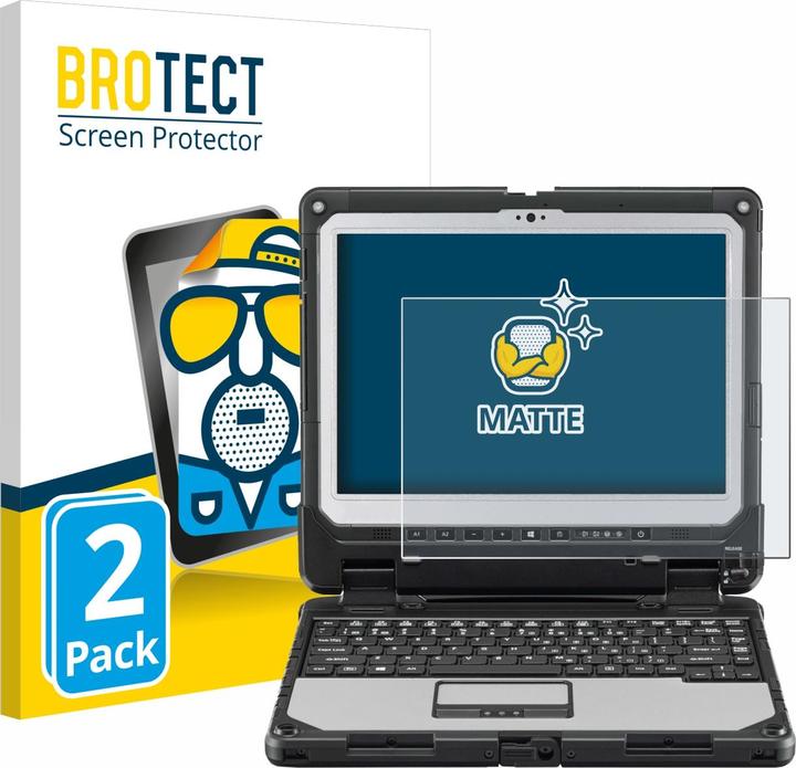 Immagine prodotto BROTECT Pellicola protettiva antiriflesso opaca (2 Pezzo/i, Toughbook CF-33)