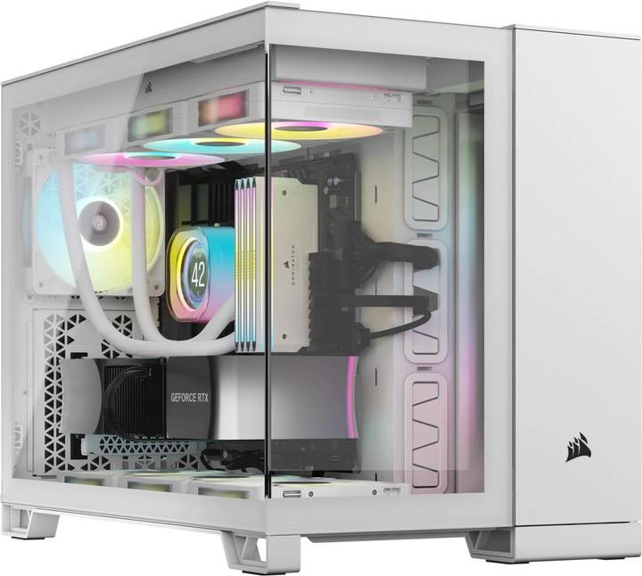 Actual product image Corsair Case iCUE 2500X RGB Midi TG white (mATX)