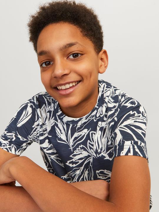 Actual product image Jack & Jones Jorlafayette Aop Tee Ss Crew Neck Jnr (152)