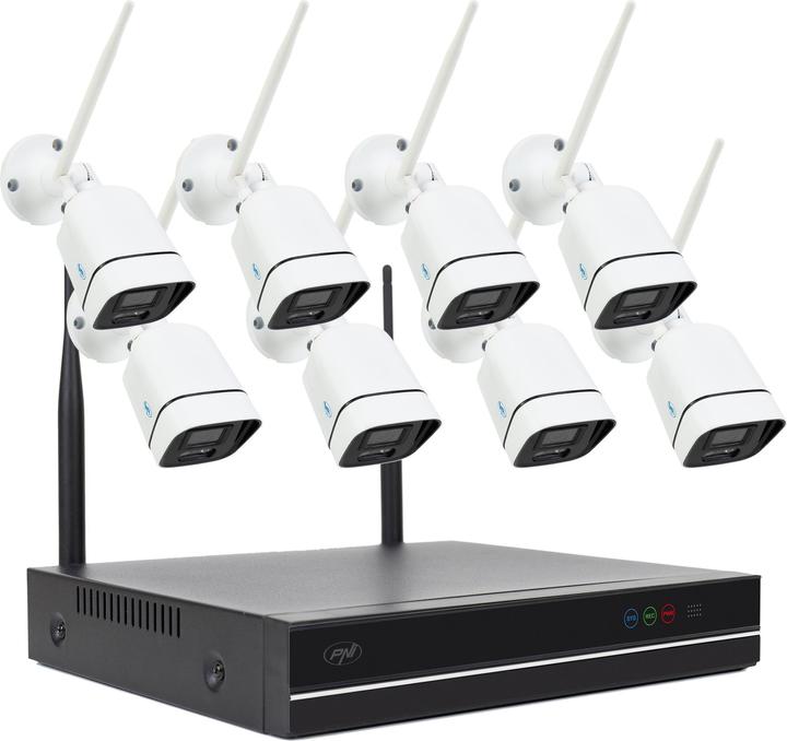 Actual product image PNI Package Video surveillance package House WiFi660 NVR 8 channels and 8 wireless outdoor cameras
