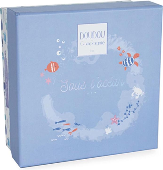 Produktbild Doudou et Compagnie Wal mit Schmusetuch, blau 15cm (MQ2) **
