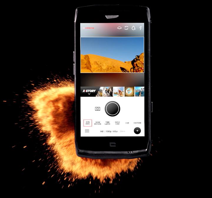 Image du produit Crosscall Trekker X4 (64 Go, Noir, 5.50", Double SIM hybride, 12 Mpx, 4G)