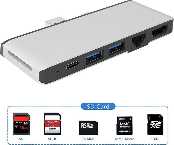 Produktbild Bawanfa Surface Pro 7 Docking (USB-C, 6 Ports)