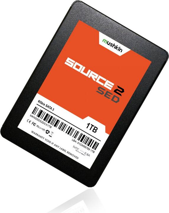 Mushkin SSD Source2 SED 2.5 1TB SATA3 (1000 GB, 2.5")