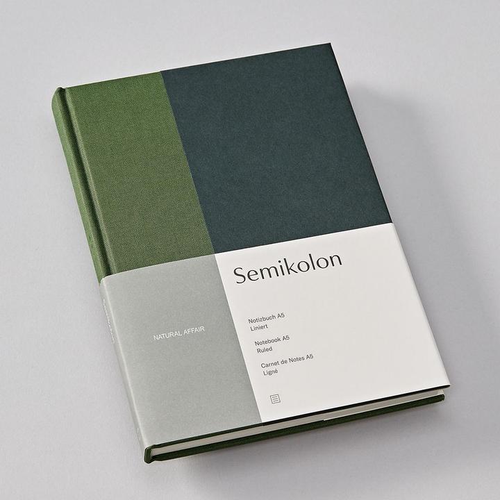 Image du produit Semikolon Carnet de notes (A5) NATURAL AFFAIR, Botanic, Ligné (A5, À rayures)